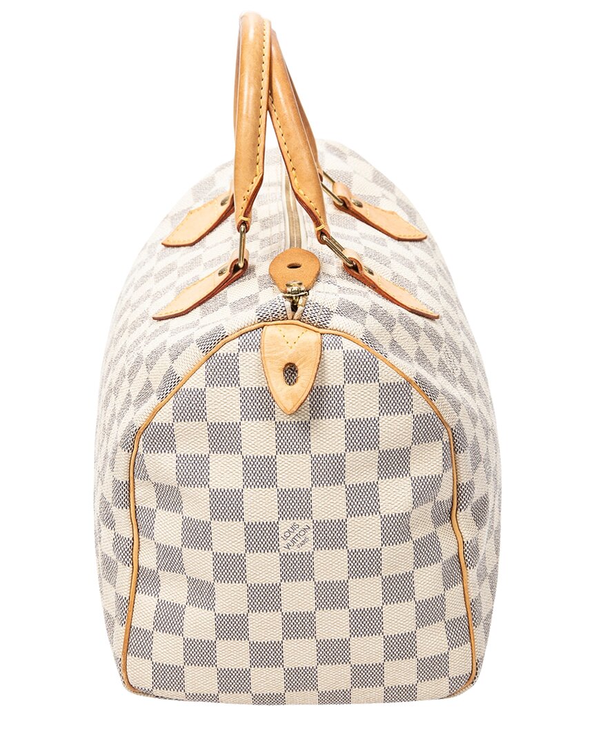 Louis Vuitton Louis Vuitton Ivory Damier Azur Speedy 30 (Authentic Pre-Loved)