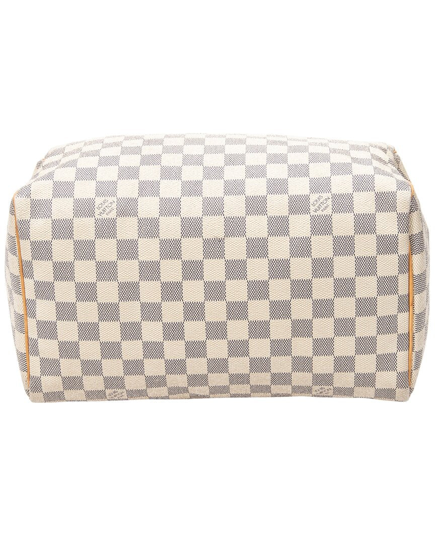 Louis Vuitton Louis Vuitton Ivory Damier Azur Speedy 30 (Authentic Pre-Loved)