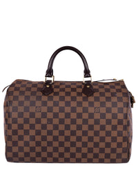 Louis Vuitton Louis Vuitton Brown Damier Ebene Speedy 35 (Authentic Pre-Loved)