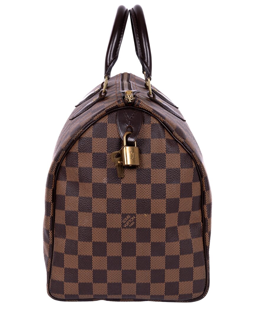 Louis Vuitton Louis Vuitton Brown Damier Ebene Speedy 35 (Authentic Pre-Loved)