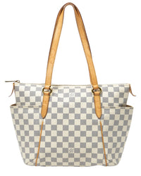 Louis Vuitton Louis Vuitton Ivory Damier Azur Totally Pm (Authentic Pre-Loved)