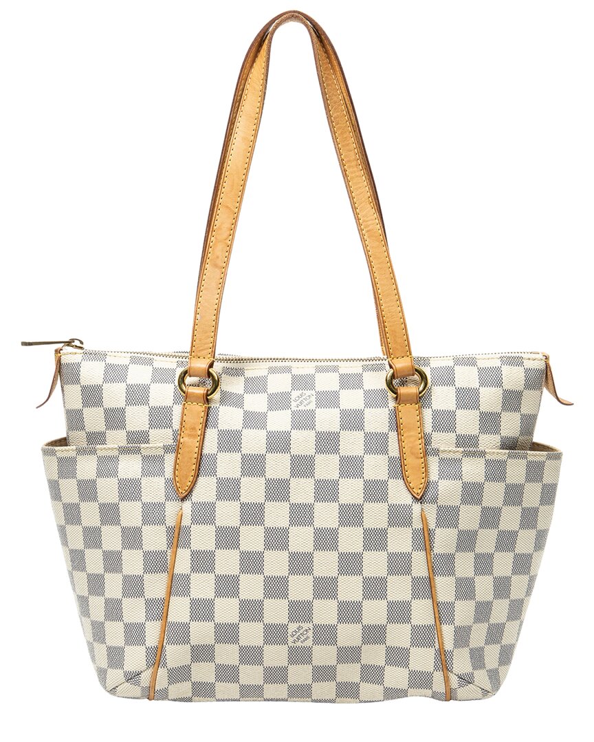 Louis Vuitton Louis Vuitton Ivory Damier Azur Totally Pm (Authentic Pre-Loved)