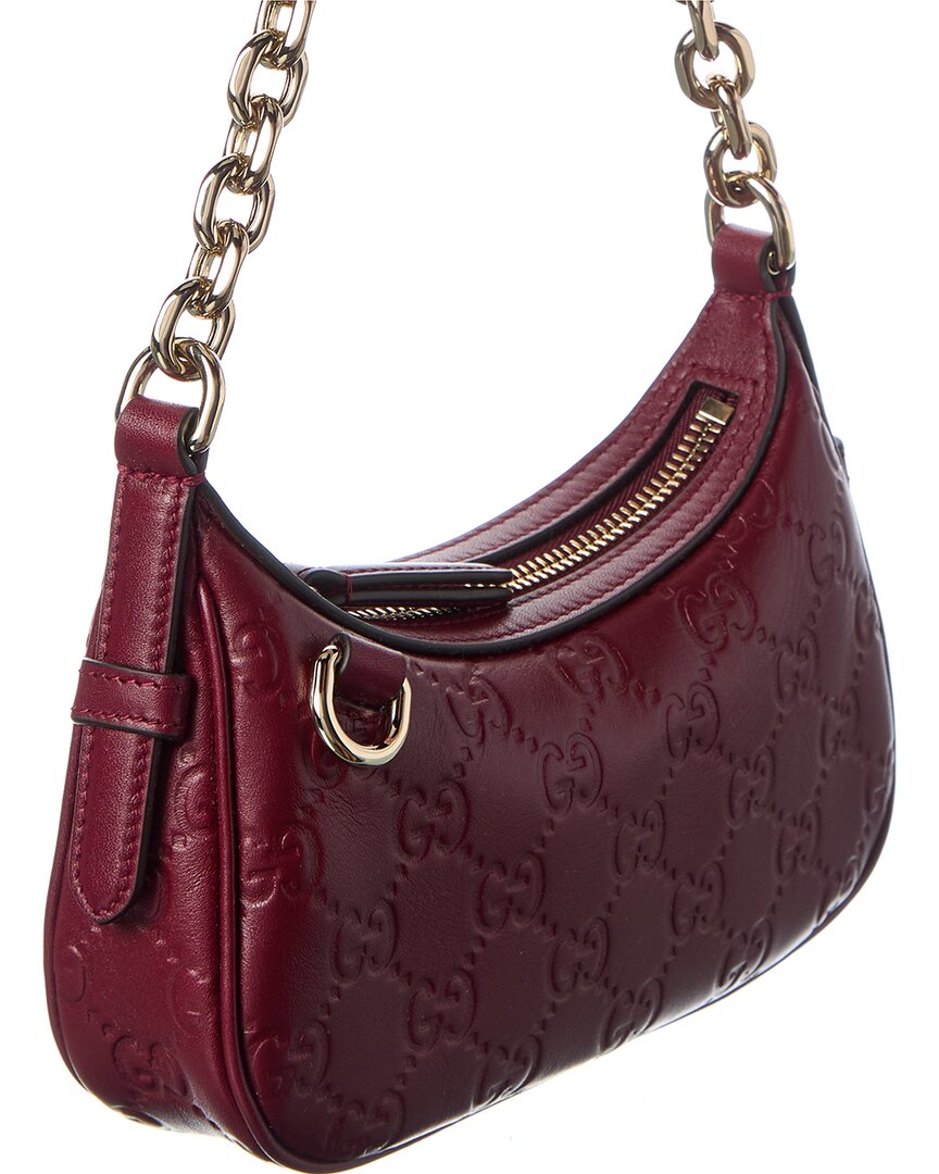 Gucci Gucci Gg Emblem Leather Shoulder Bag
