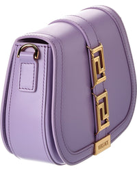 Versace Greca Goddess Small Leather Shoulder Bag