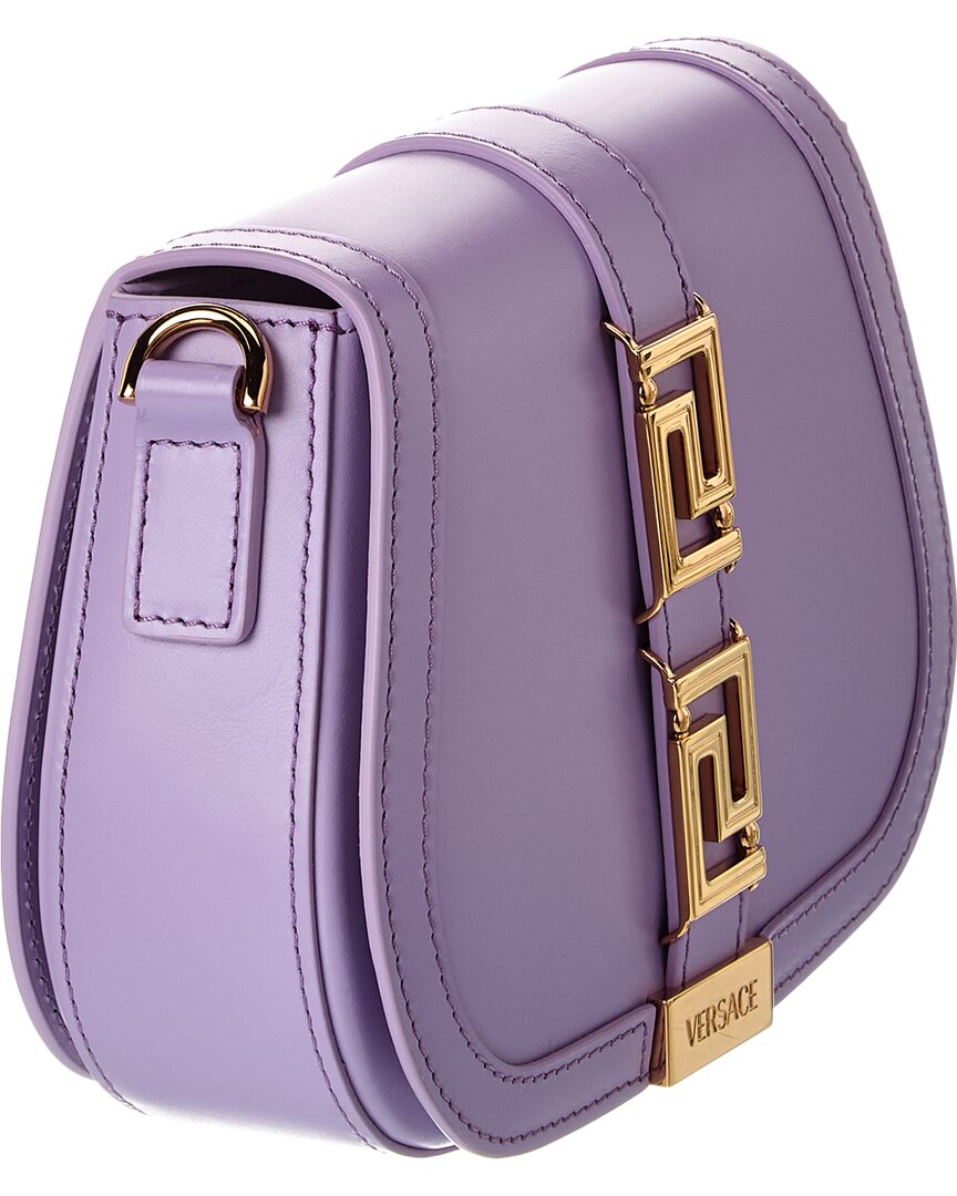 Versace Greca Goddess Small Leather Shoulder Bag