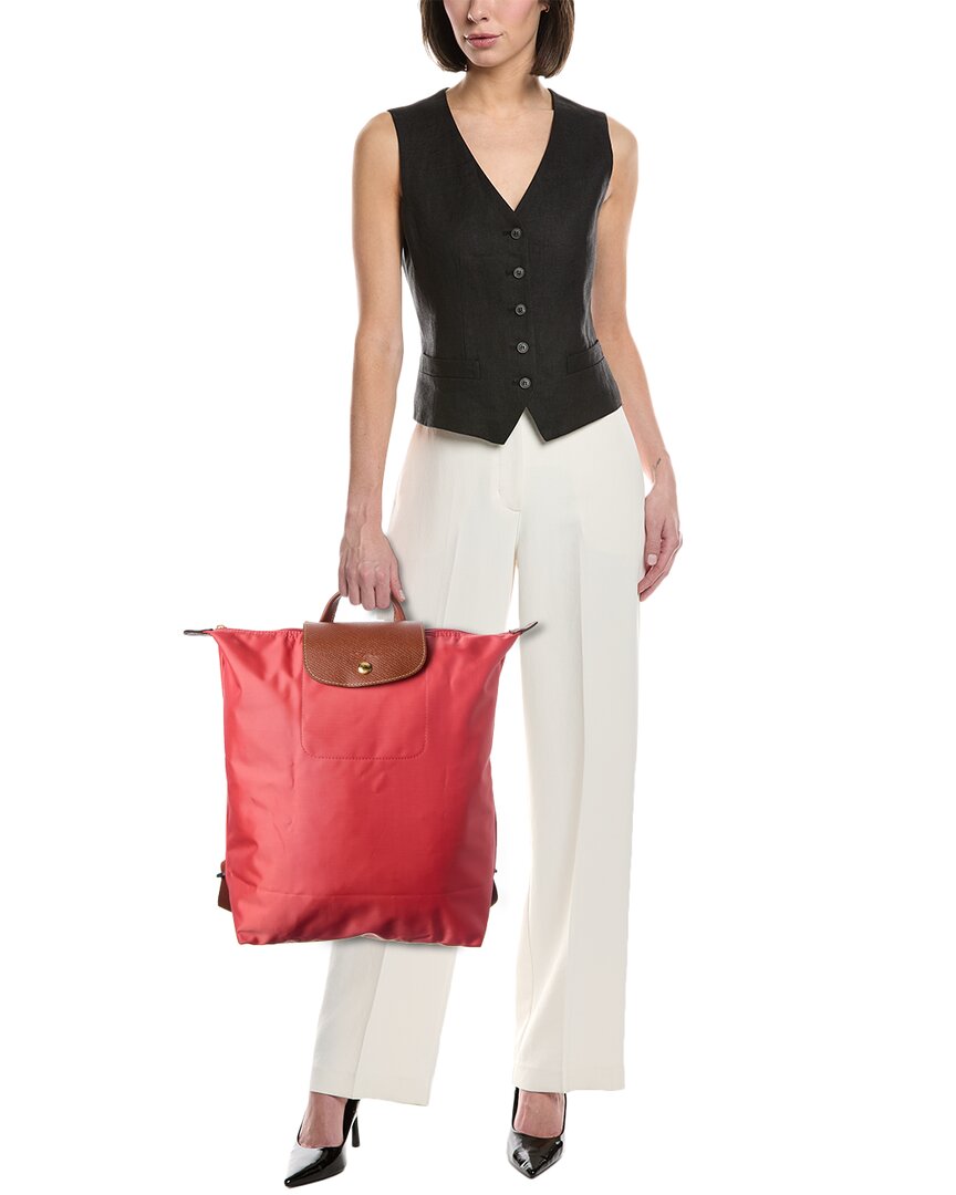 Longchamp Longchamp Le Pilage Canvas Backpack