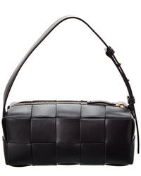 Bottega Veneta Bottega Veneta Brick Cassette Small Intreccio Leather Hobo Bag