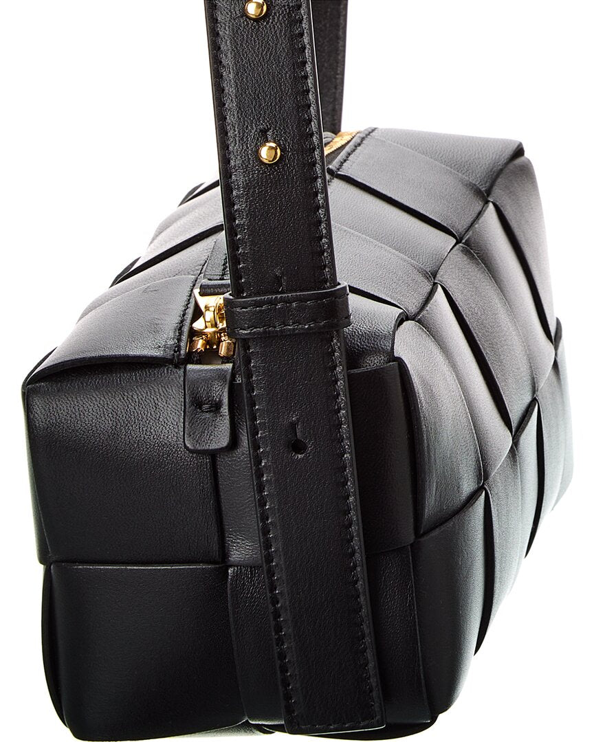 Bottega Veneta Bottega Veneta Brick Cassette Small Intreccio Leather Hobo Bag
