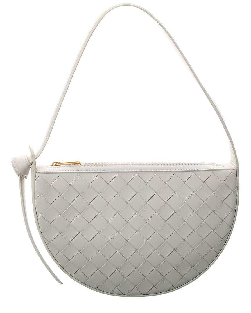 Bottega Veneta Bottega Veneta Sunrise Mini Intrecciato Leather Hobo Bag