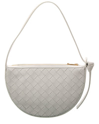 Bottega Veneta Bottega Veneta Sunrise Mini Intrecciato Leather Hobo Bag