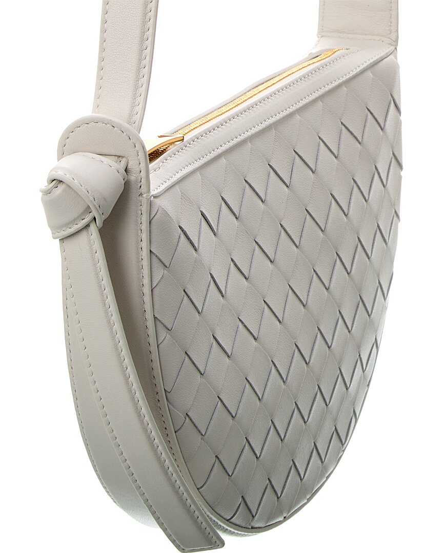 Bottega Veneta Bottega Veneta Sunrise Mini Intrecciato Leather Hobo Bag