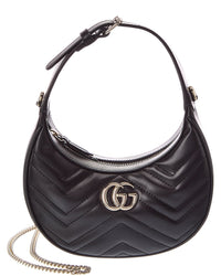 Gucci Gucci Gg Marmont Small Leather Hobo Bag