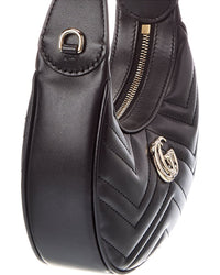 Gucci Gucci Gg Marmont Small Leather Hobo Bag