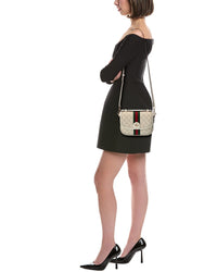 Gucci Gucci Gg Ophidia Small Supreme Gg Canvas & Leather Shoulder Bag