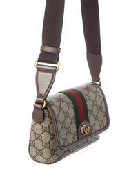 Gucci Gucci Ophidia Gg Supreme Canvas & Leather Mini Bag