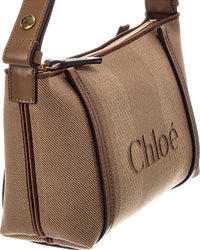 Chloé Chloé Carry Canvas & Leather Shoulder Bag