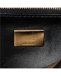 FENDI Fendi Black Smooth Calfskin Leather Mini Peekaboo (Authentic Pre-Loved)