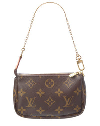 Louis Vuitton Louis Vuitton Brown Monogram Canvas Mini Pochette Accessoires (Authentic