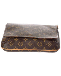 Louis Vuitton Louis Vuitton Brown Monogram Canvas Musette Tango Short Strap (Authentic