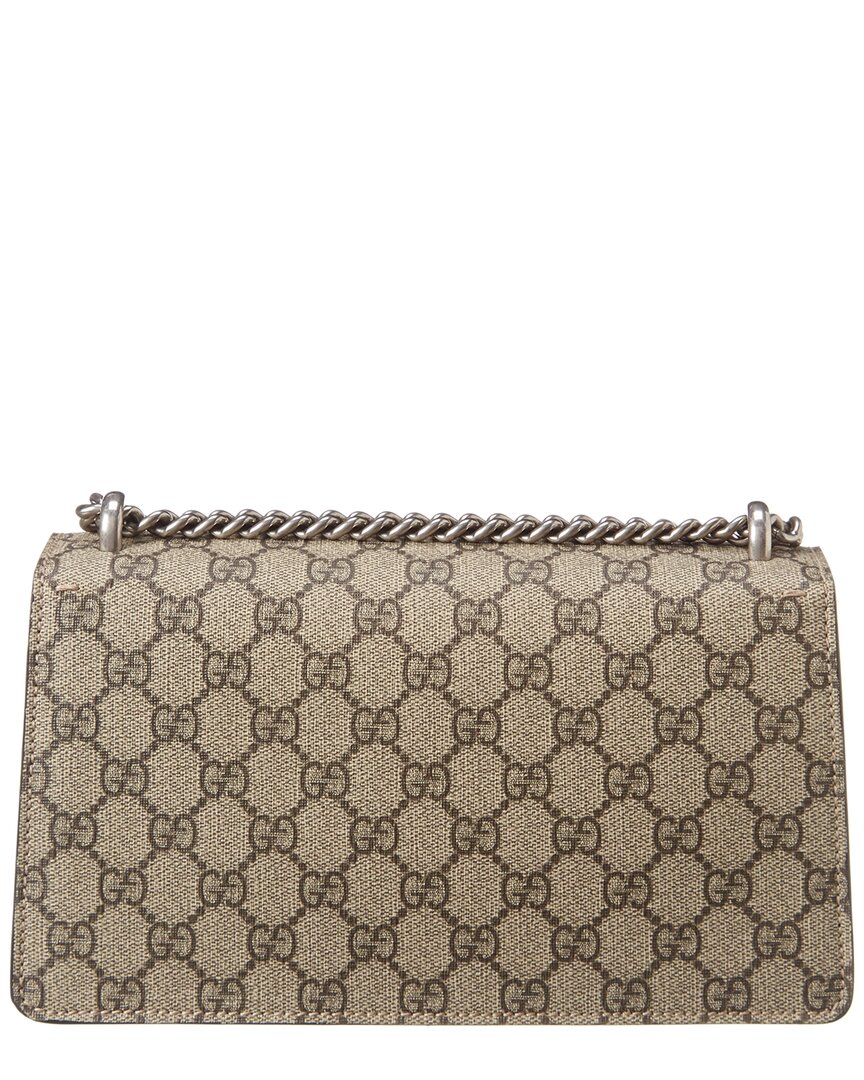 Gucci Dionysus Small Gg Supreme Canvas & Suede Shoulder Bag