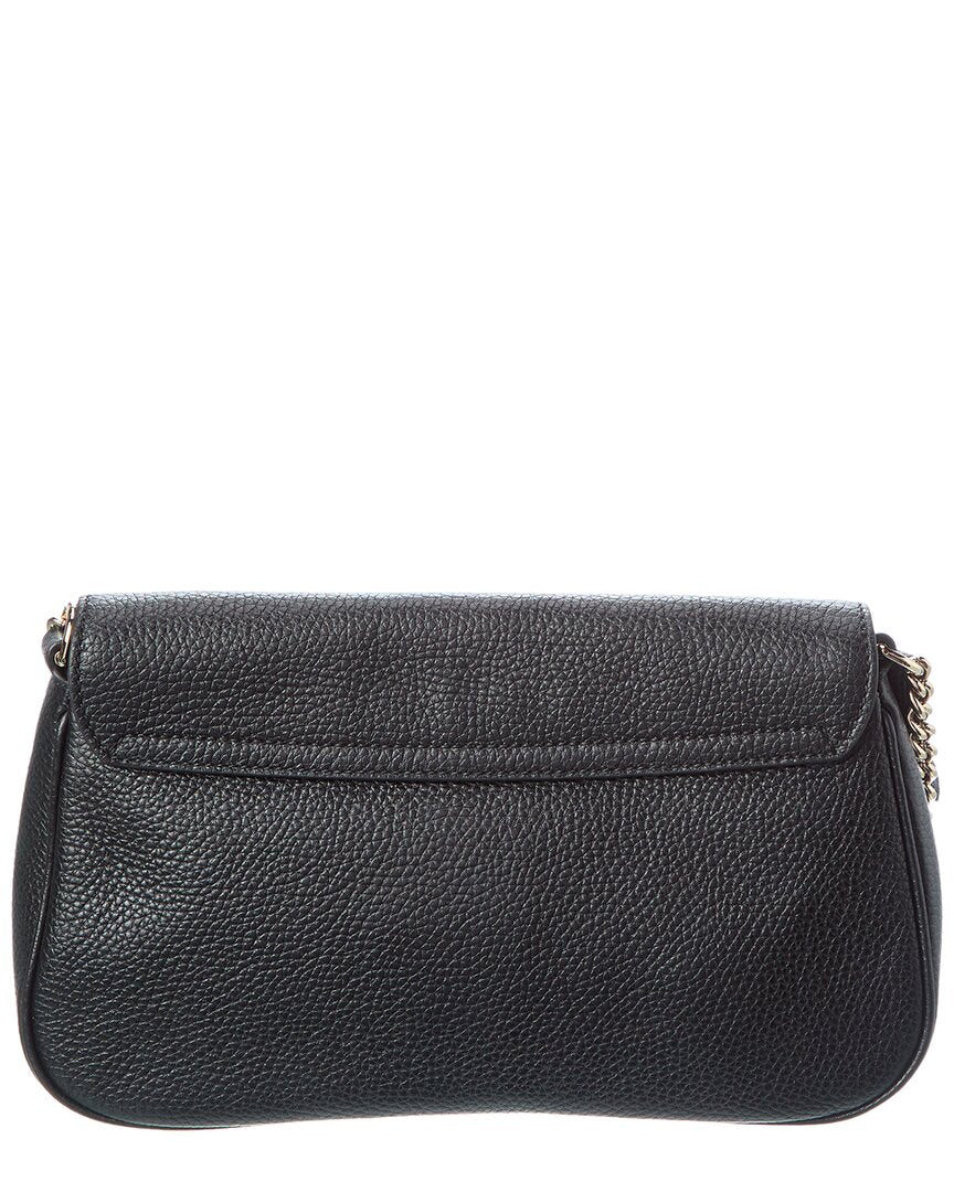 Gucci Gucci Black Pebbled Calfskin Leather Soho Medium Crossbody (Authentic Pre-Loved)