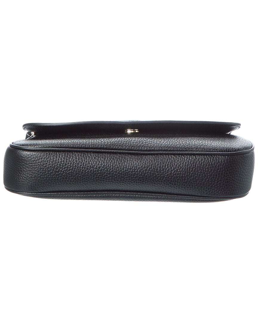 Gucci Gucci Black Pebbled Calfskin Leather Soho Medium Crossbody (Authentic Pre-Loved)