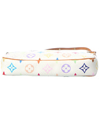 Louis Vuitton Louis Vuitton White Monogram Canvas Pochette (Authentic Pre-Loved)