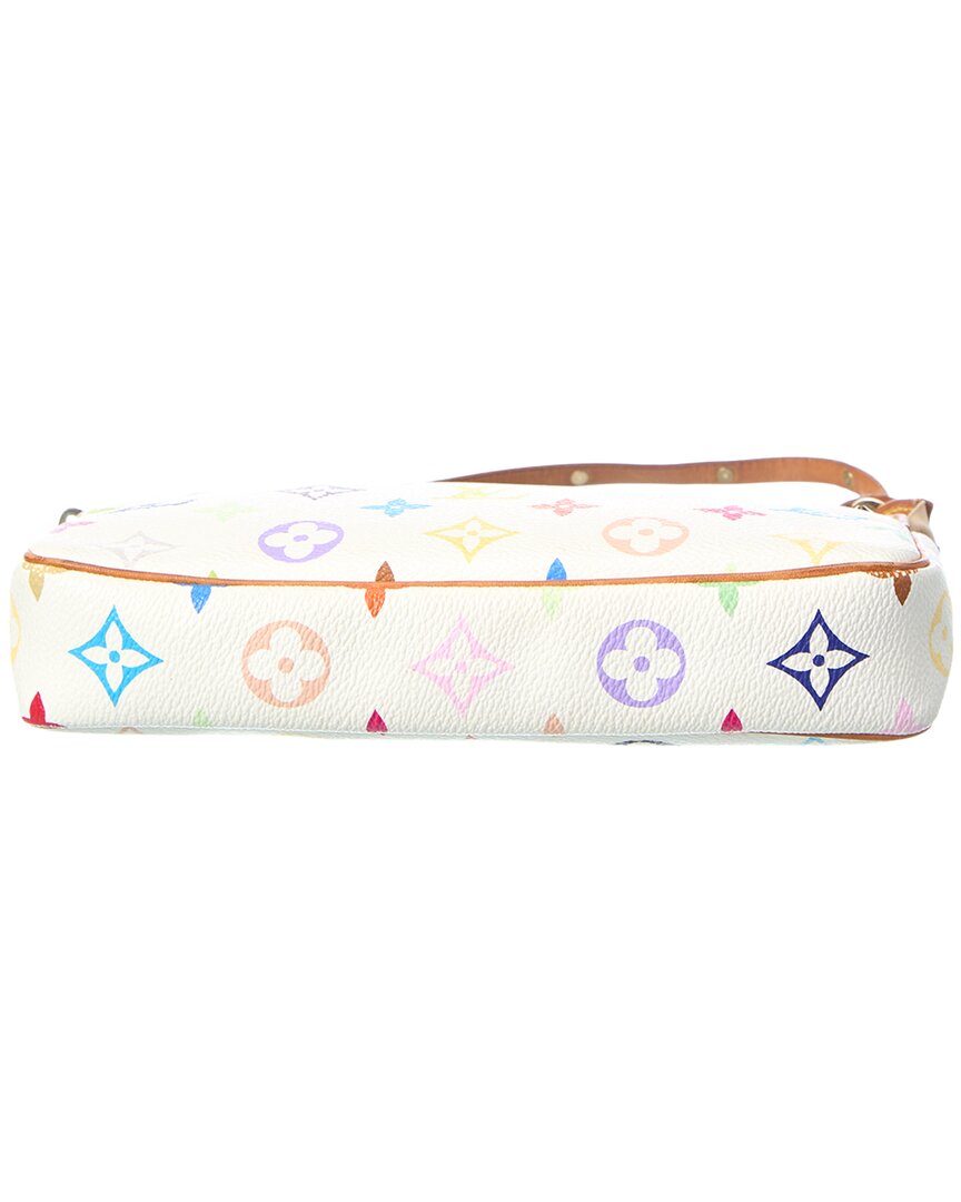 Louis Vuitton Louis Vuitton White Monogram Canvas Pochette (Authentic Pre-Loved)