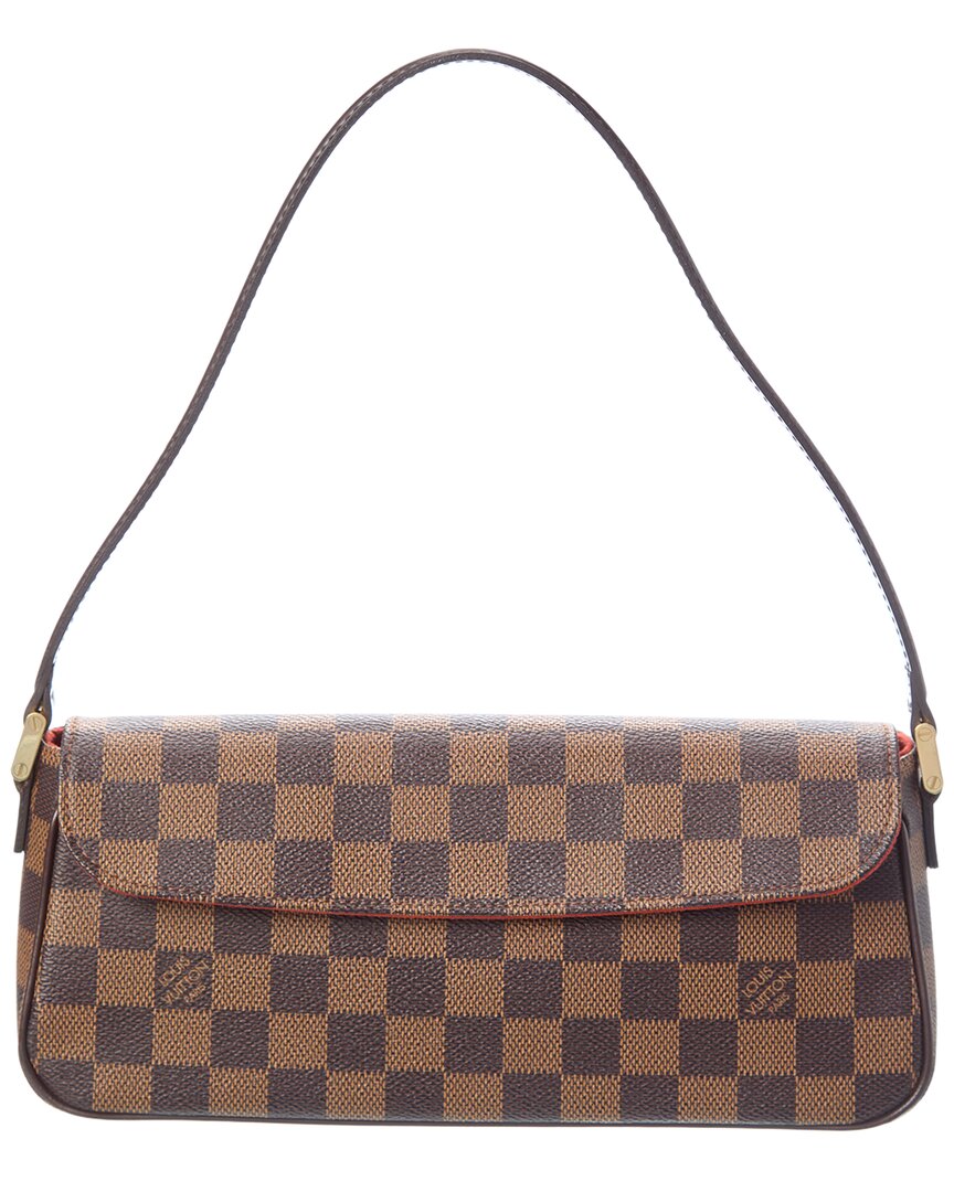 Louis Vuitton Louis Vuitton Brown Damier Ebene Canvas Recoleta (Authentic Pre-Loved)