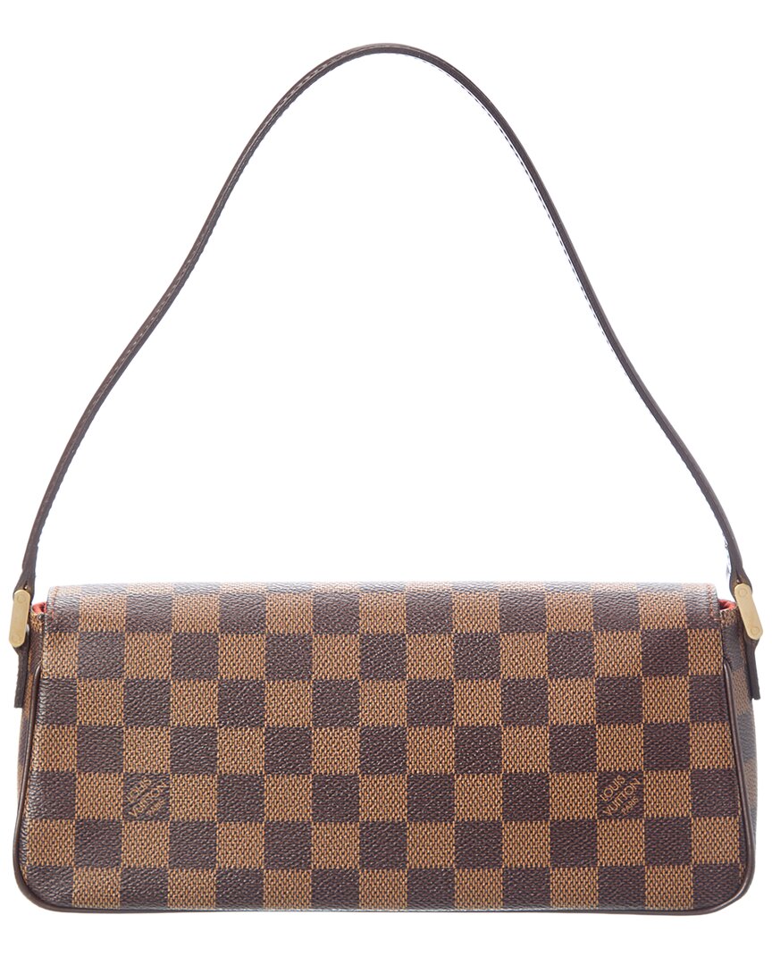 Louis Vuitton Louis Vuitton Brown Damier Ebene Canvas Recoleta (Authentic Pre-Loved)