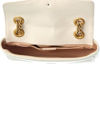 Gucci Gucci White Calfskin Matelasse Leather Mini Shoulder Bag (Authentic Pre-Loved)