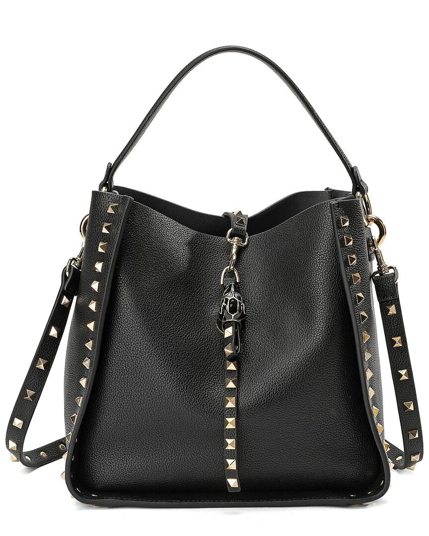 Tiffany & Fred Paris Leather Hobo Shoulder Bag