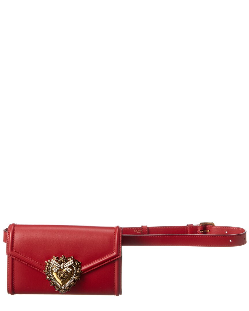 Dolce & Gabbana Dolce & Gabbana Devotion Leather Belt Bag