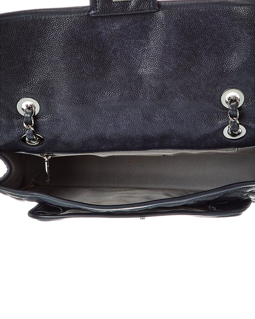 Chanel Chanel Blue Quilted Leather French Riviera Shoulder Bag (Authentic Pre-Loved)