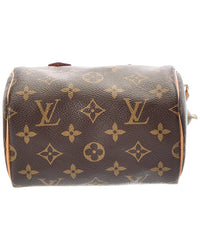 Louis Vuitton Louis Vuitton Brown Monogram Canvas Nano Speedy (Authentic Pre-Loved)