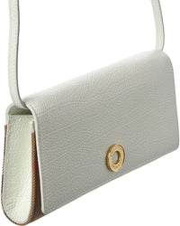 Burberry Burberry Check Canvas & Leather Crossbody