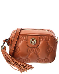 Valentino By Mario Valentino Amel Monogram Matelasse Leather Crossbody