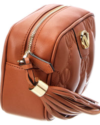 Valentino By Mario Valentino Amel Monogram Matelasse Leather Crossbody