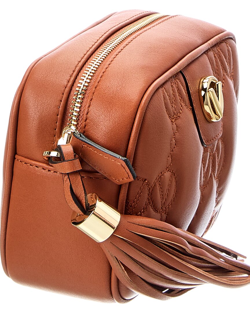Valentino By Mario Valentino Amel Monogram Matelasse Leather Crossbody