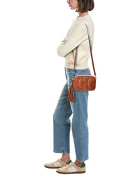 Valentino By Mario Valentino Amel Monogram Matelasse Leather Crossbody