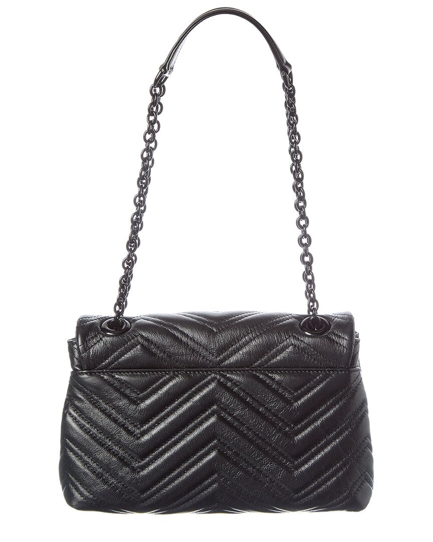 Gucci Gucci Gg Marmont Small Leather Shoulder Bag