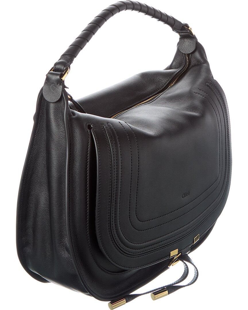 Chloé Chloé Marcie Leather Hobo Bag