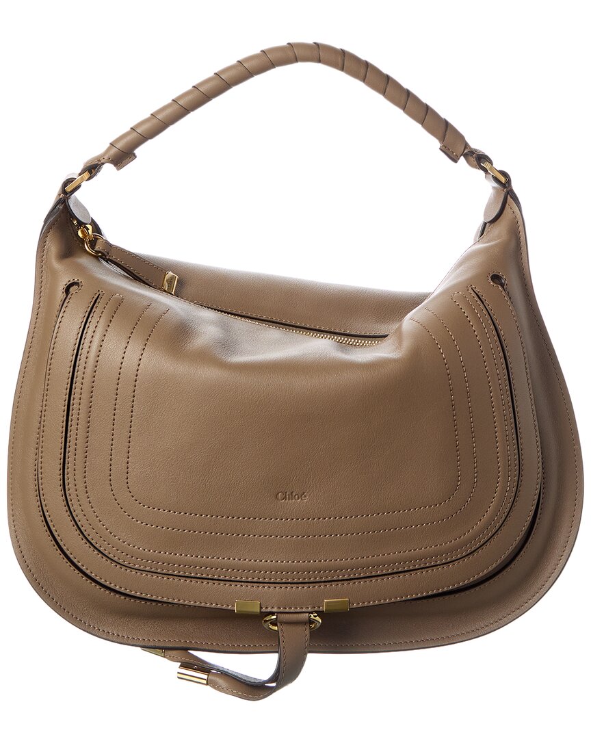 Chloé Chloé Marcie Leather Hobo Bag