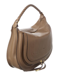 Chloé Chloé Marcie Leather Hobo Bag