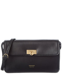 Ferragamo Ferragamo Harley Leather Shoulder Bag