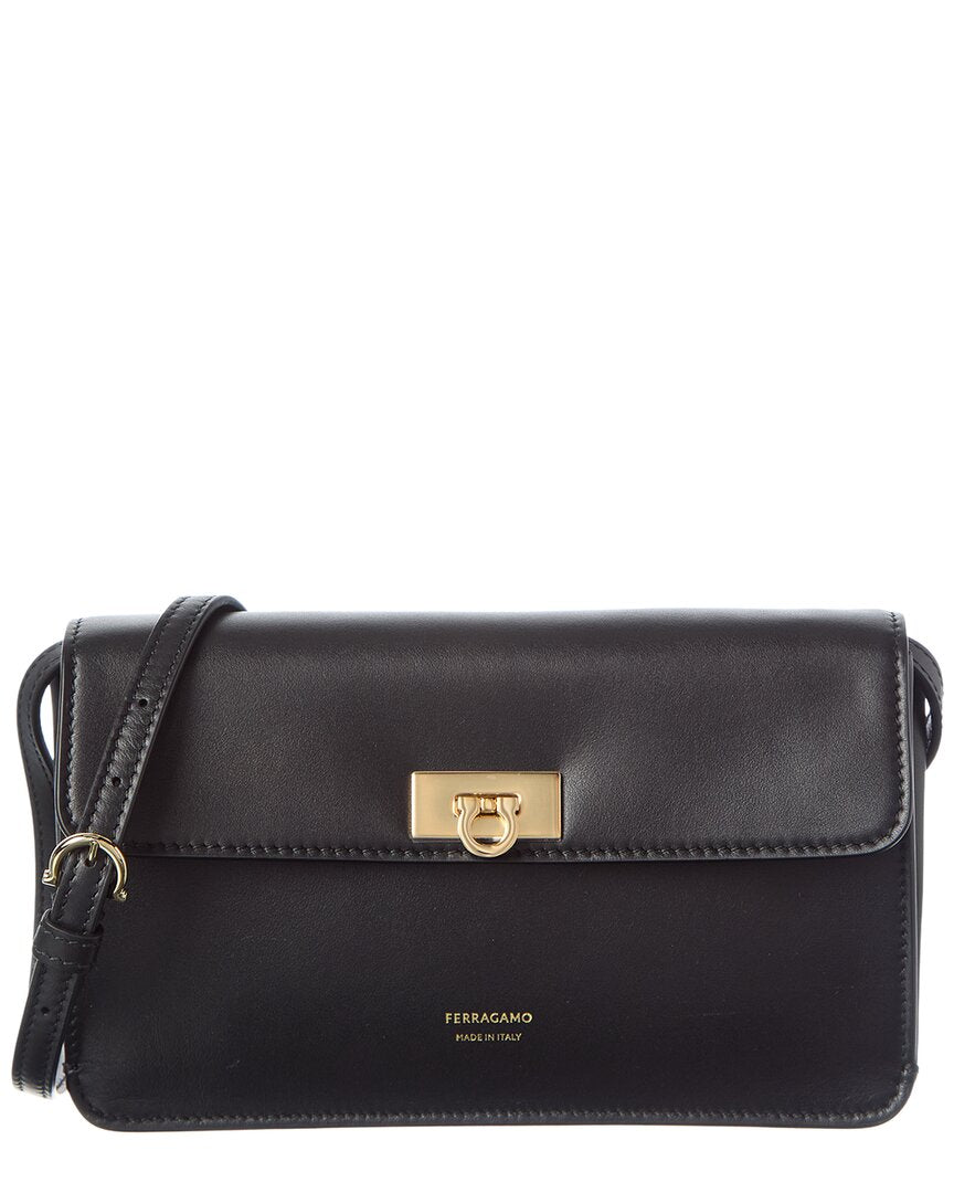Ferragamo Ferragamo Harley Leather Shoulder Bag