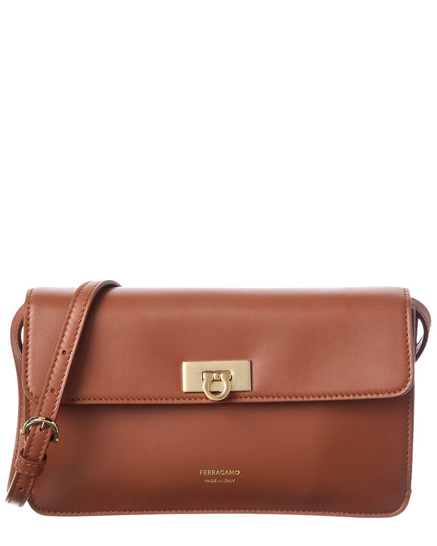 Ferragamo Ferragamo Harley Leather Shoulder Bag