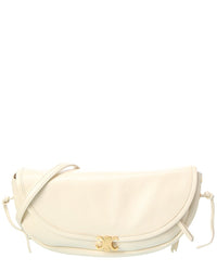 CELINE Celine Half Moon Little Leather Shoulder Bag