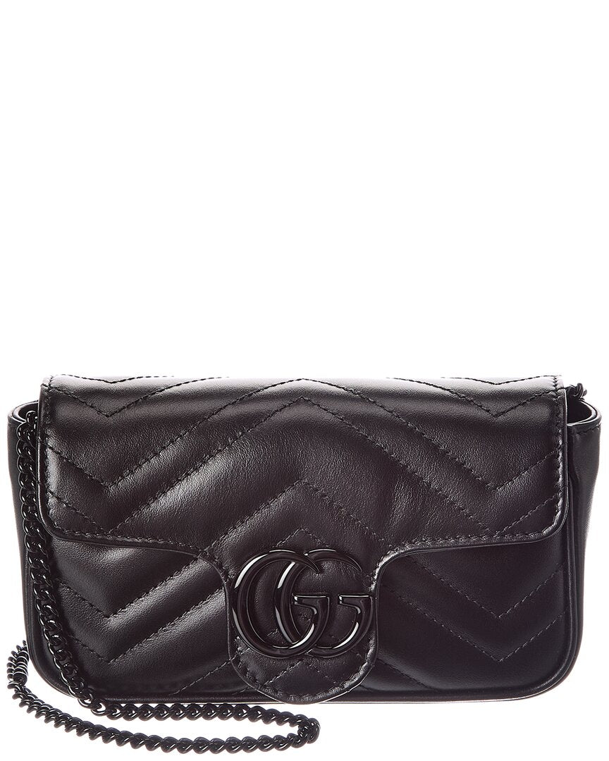 Gucci Gucci Gg Marmont Super Mini Matelasse Leather Shoulder Bag