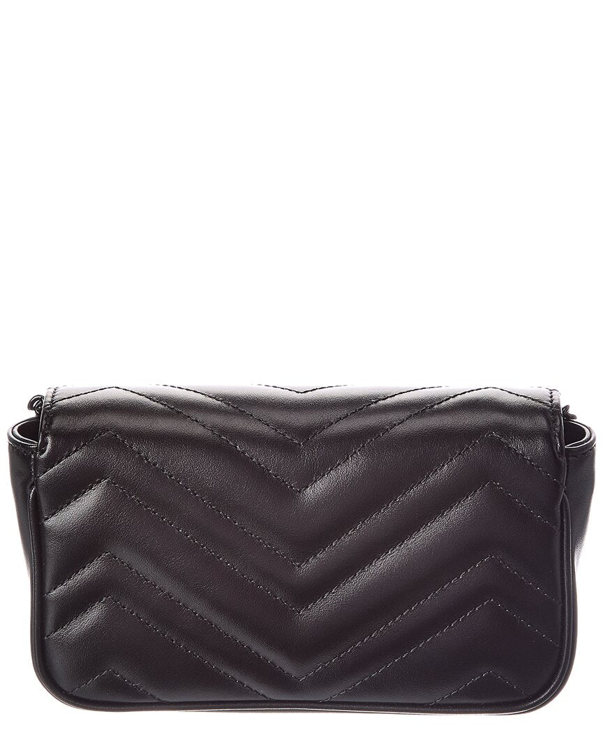 Gucci Gucci Gg Marmont Super Mini Matelasse Leather Shoulder Bag